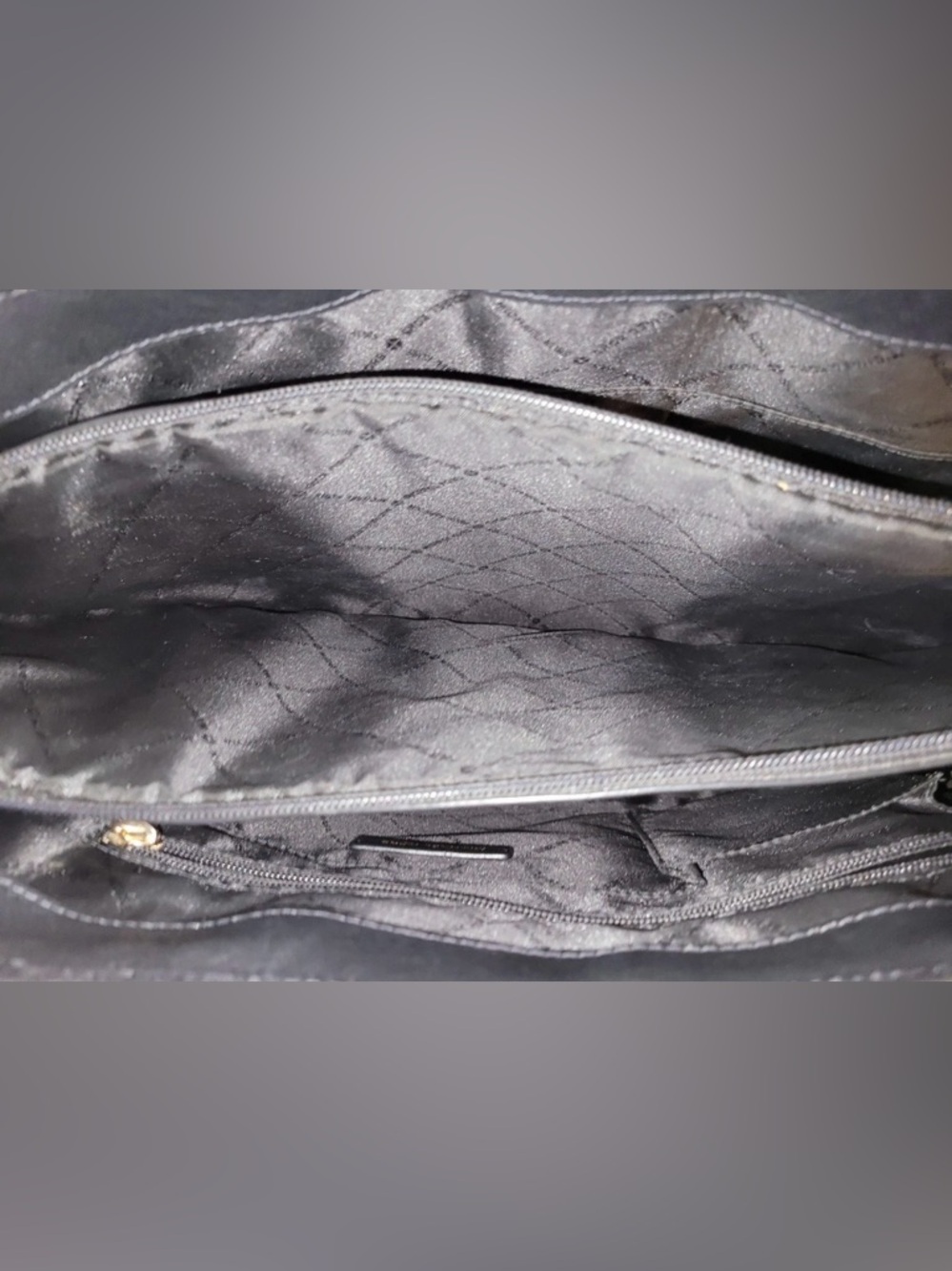 Michael Kors Jet Set Travel Black Saffiano Leather Tote with Gold Accent - Picture 16 of 16